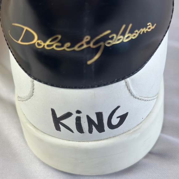 Dolce Gabbana King Logo \'White\' Gender: Men Size: 10.5 main image 7
